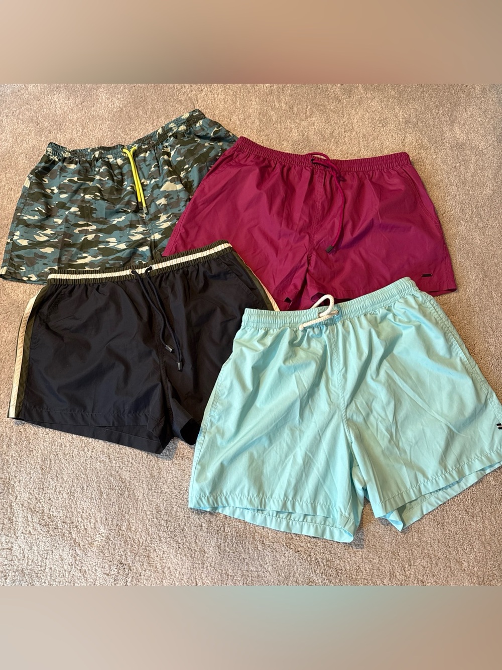 Lot Of 4 Mens Zara Swim Trunks